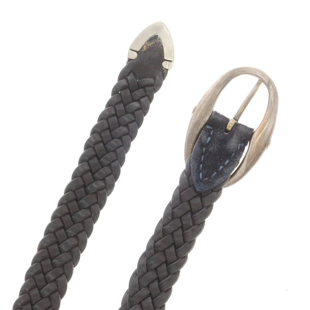 【中古】ダニエルアンドボブ Daniel & Bob スエード レザー メッシュベルト ネイビー【 状態ランクC 】【 メンズ 】