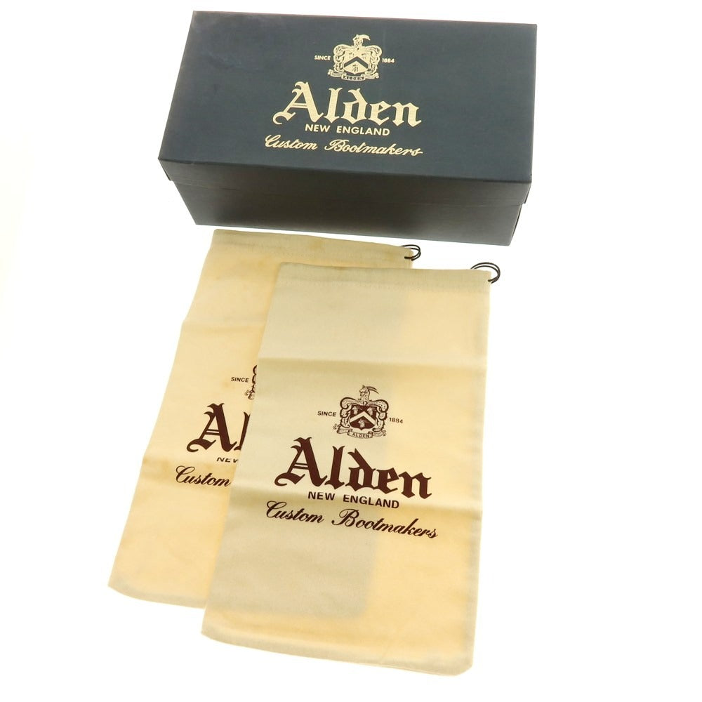 【中古】オールデン ALDEN 54428 Vチップ ドレスシューズ ブラウン【 9 D 】【 状態ランクC 】【 メンズ 】