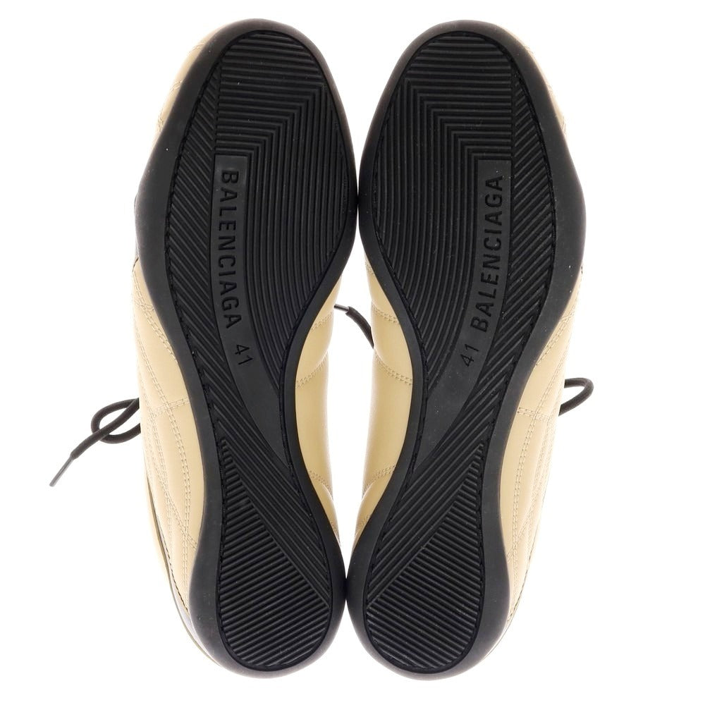 【中古】【未使用】バレンシアガ BALENCIAGA ZEN SNEAKER スニーカー ベージュxブラック【 27 】【 状態ランクS 】【 メンズ 】