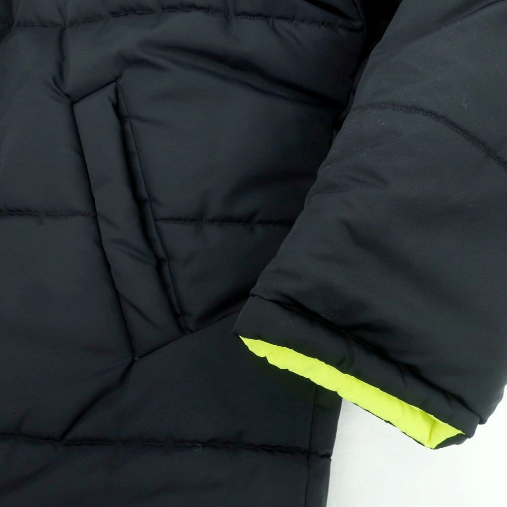 【中古】バレンシアガ BALENCIAGA リバーシブル ポリエステル 中綿コート ブラックx蛍光イエロー【 44 】【 状態ランクB 】【 メンズ 】