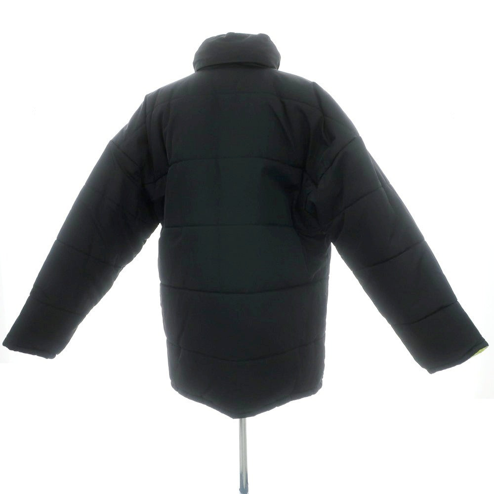 【中古】バレンシアガ BALENCIAGA リバーシブル ポリエステル 中綿コート ブラックx蛍光イエロー【 44 】【 状態ランクB 】【 メンズ 】