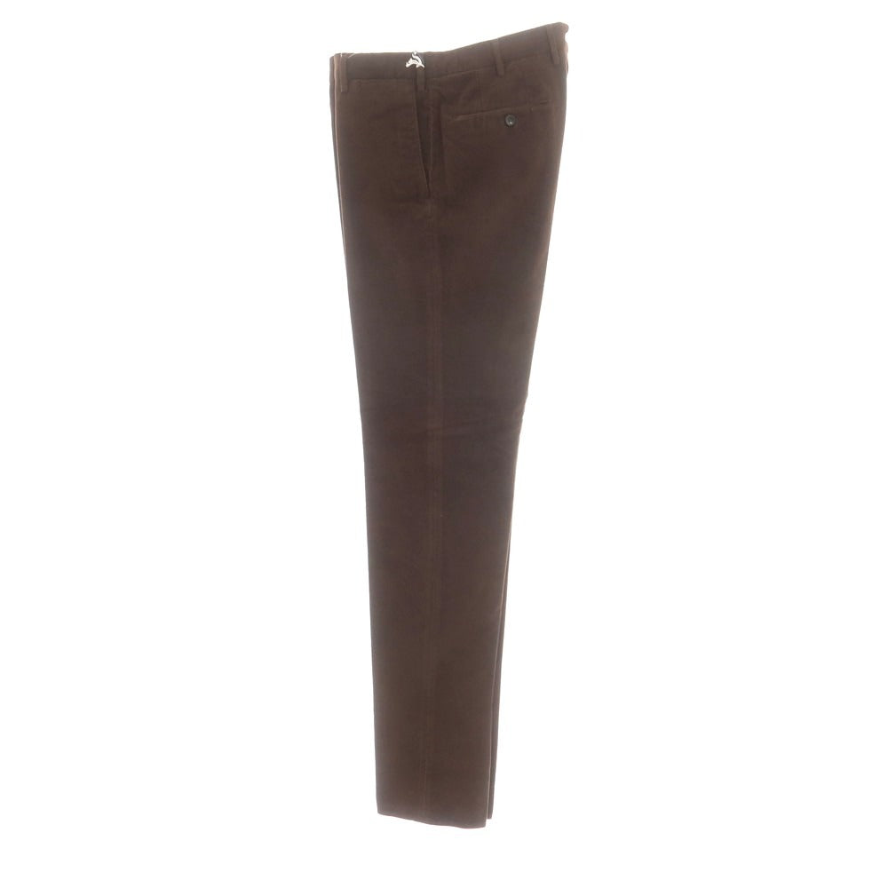【新品】インコテックス INCOTEX 39型 ストレッチコットン 細畝 コーデュロイパンツ ダークブラウン【 48 】【 状態ランクN 】【 メンズ 】