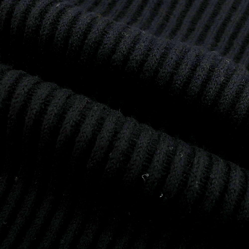 【新品】ザノーネ ZANONE ウール タートルネック リブ プルオーバーニット ブラック【 44 】【 状態ランクN 】【 メンズ 】