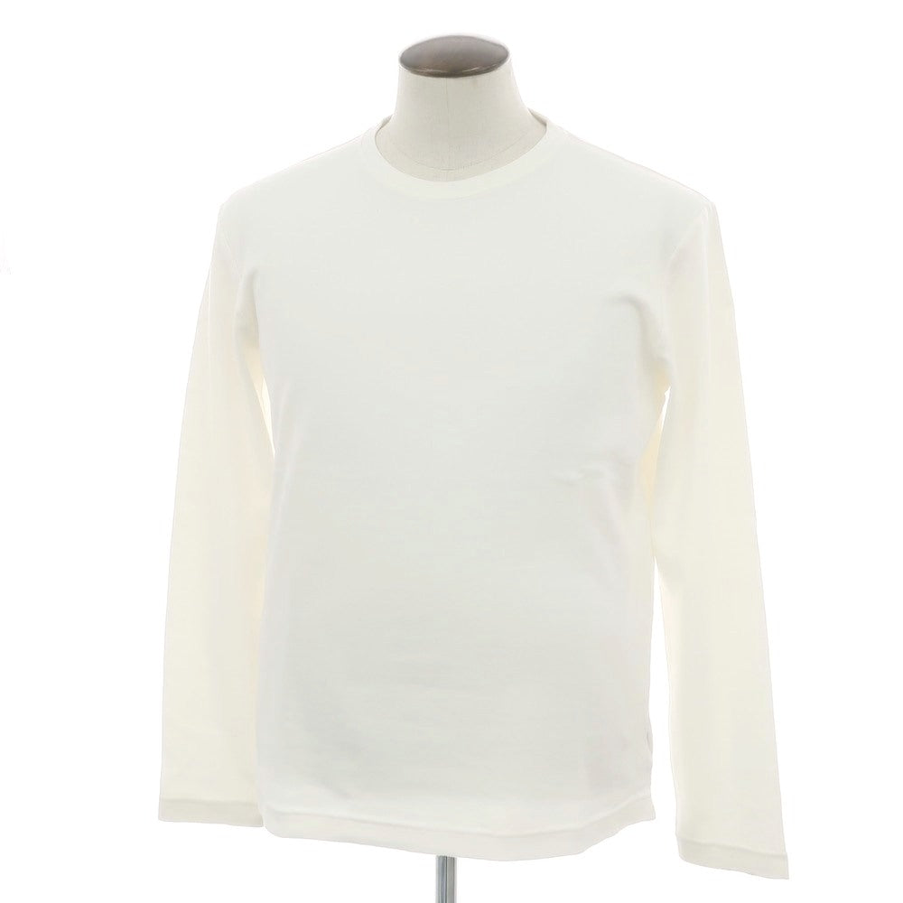 【新品アウトレット】ザノーネ ZANONE コットン クルーネック 長袖Tシャツ ホワイト【 52 】【 状態ランクN- 】【 メンズ 】