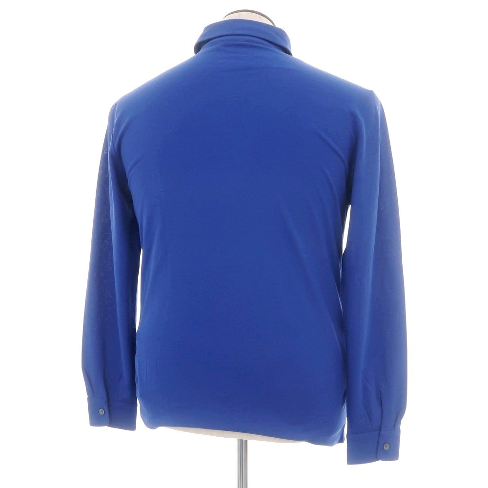 【新品アウトレット】ザノーネ ZANONE アイスコットン 長袖ポロシャツ ブルー【 50 】【 状態ランクN- 】【 メンズ 】