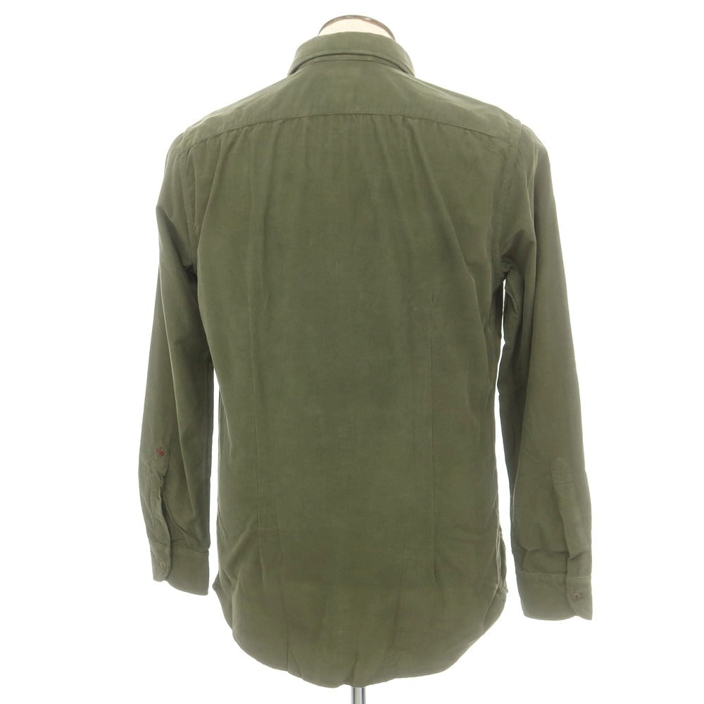 【新品】グランシャツ Glanshirt コーデュロイ カジュアルシャツ オリーブ【 41 】【 状態ランクN 】【 メンズ 】