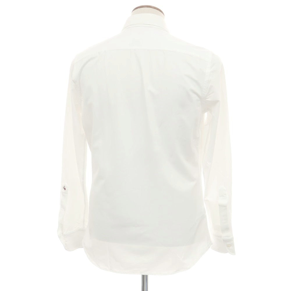 【新品アウトレット】グランシャツ Glanshirt ストレッチナイロン カジュアルシャツ ホワイト【 40 】【 状態ランクN- 】【 メンズ 】