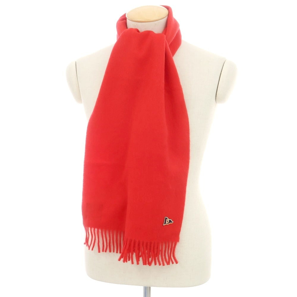 【新品】ドレイクス DRAKES ウールアンゴラ マフラー レッド【 状態ランクN 】【 メンズ 】