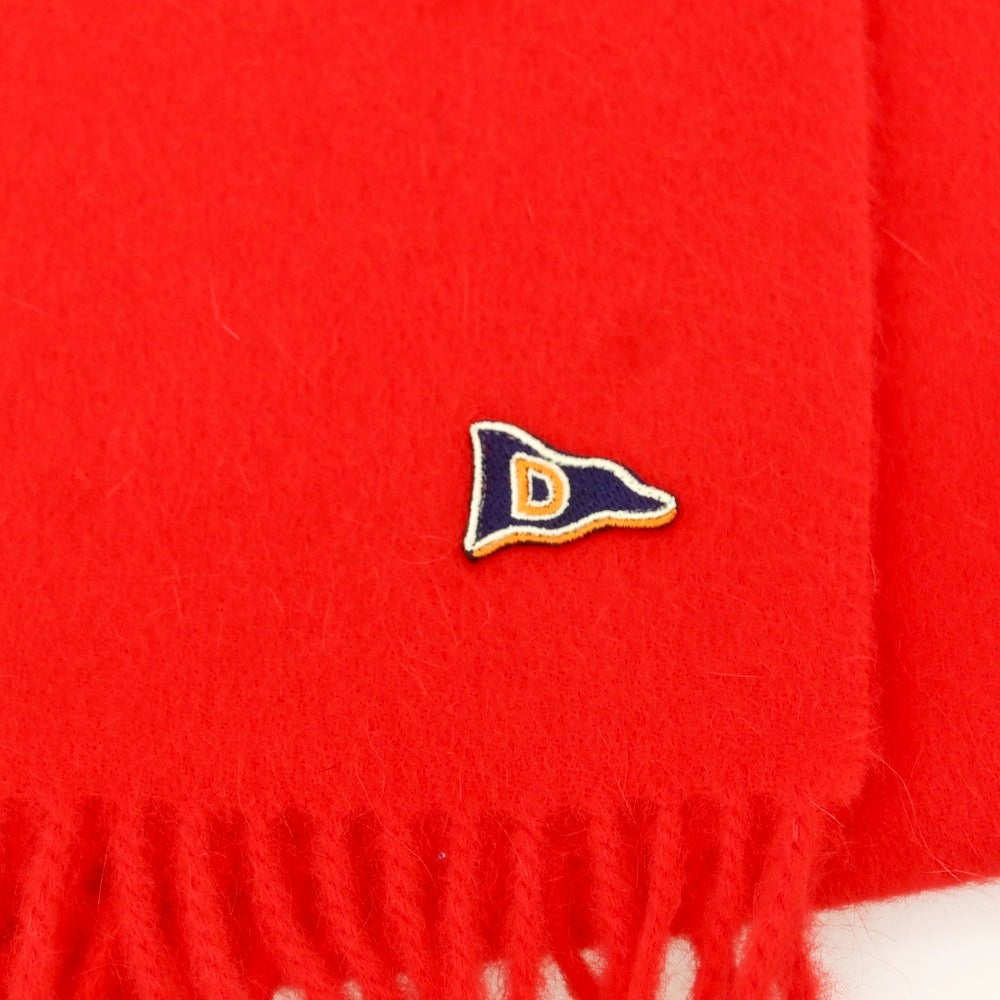 【新品】ドレイクス DRAKES ウールアンゴラ マフラー レッド【 状態ランクN 】【 メンズ 】