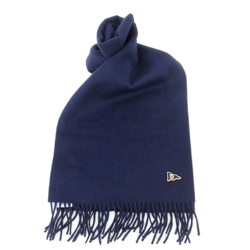 【新品】ドレイクス DRAKES ウールアンゴラ マフラー ネイビー【 状態ランクN 】【 メンズ 】