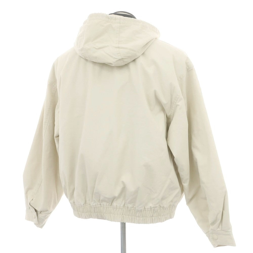 【中古】シュプリーム Supreme 2024年秋冬 Leather Collar Utility Jacket 中綿ブルゾン ストーン【 L 】【 状態ランクA 】【 メンズ 】