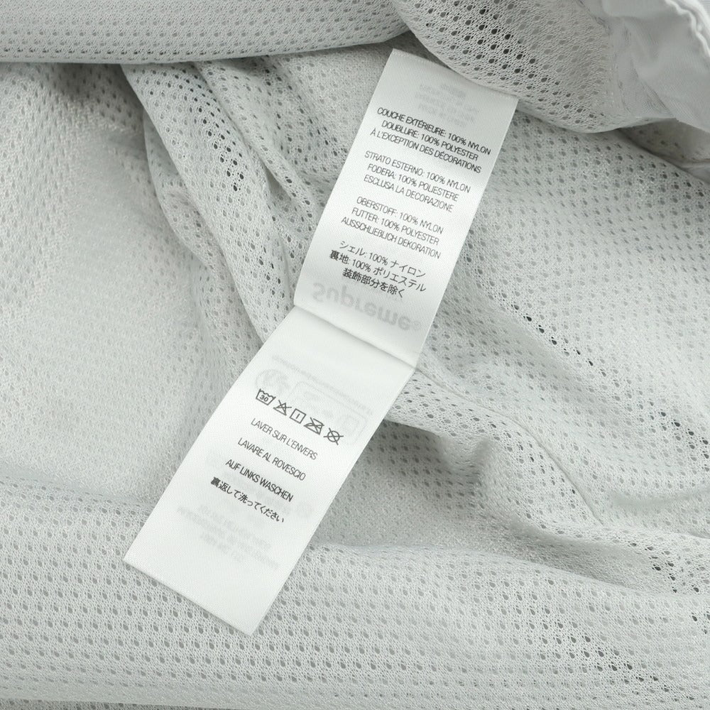 【中古】シュプリーム Supreme 2024年秋冬 Spellout Embroidered Track Jacket シェルジャケット グレー【 L 】【 状態ランクB 】【 メンズ 】