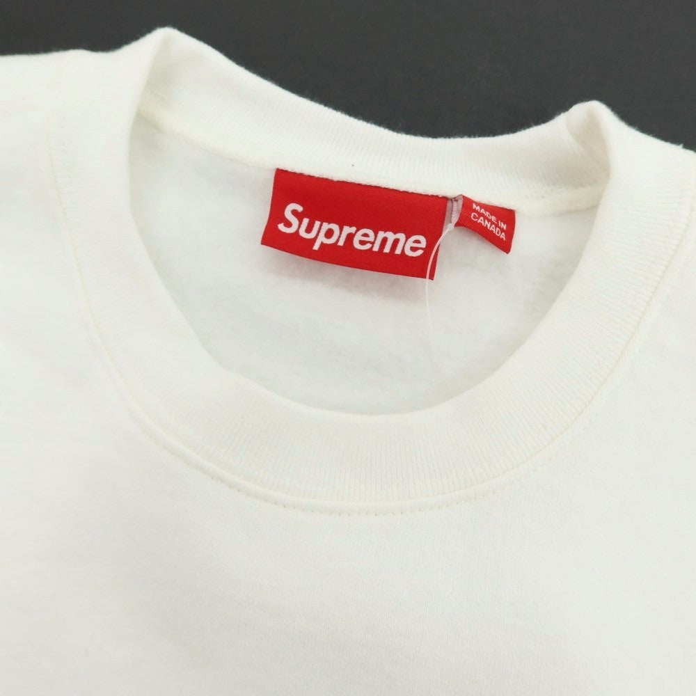 【中古】シュプリーム Supreme 2024年秋冬 Small Box Crewneck コットンポリエステル スウェット ホワイト【 M 】【 状態ランクA 】【 メンズ 】