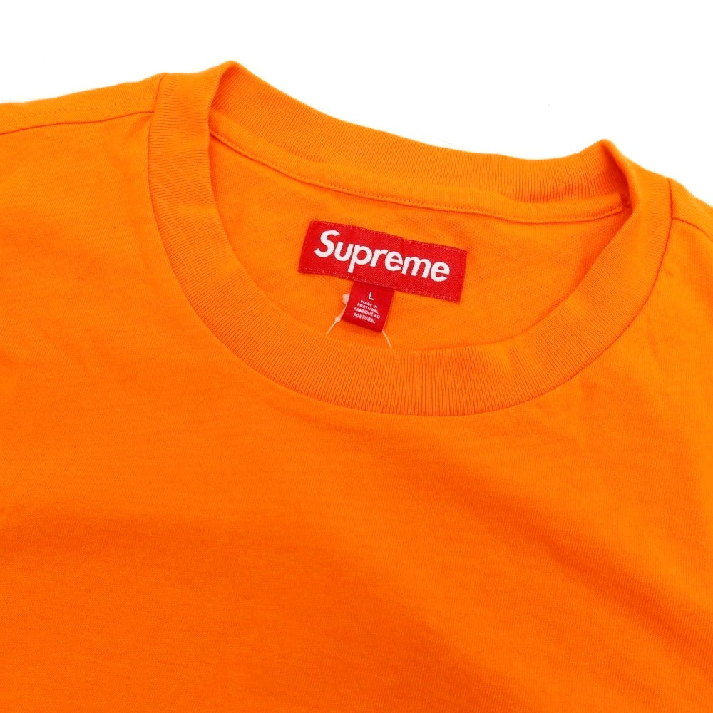 【中古】シュプリーム Supreme 2024年春夏 Small Box Tee コットン 半袖Tシャツ オレンジ【 L 】【 状態ランクA 】【 メンズ 】