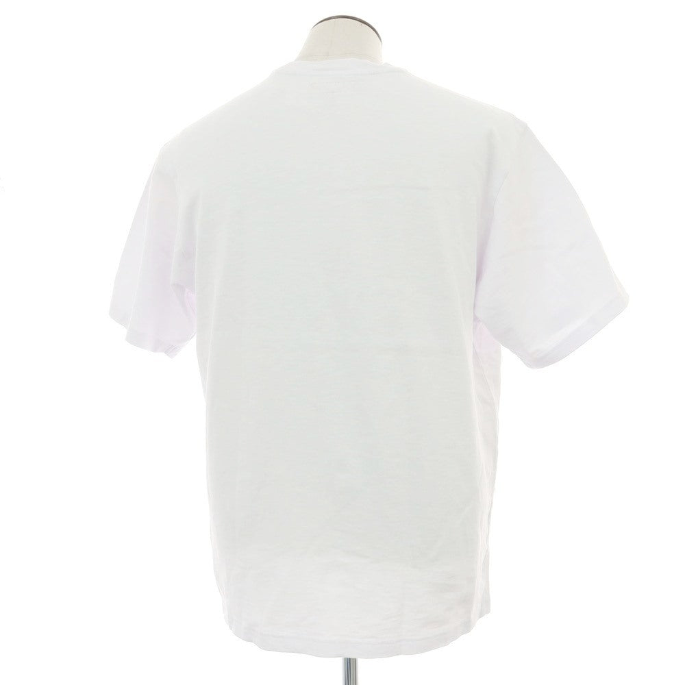 【中古】シュプリーム Supreme 2024年秋冬 Twill Applique S/S Top コットン 半袖Tシャツ ホワイト【 L 】【 状態ランクC 】【 メンズ 】