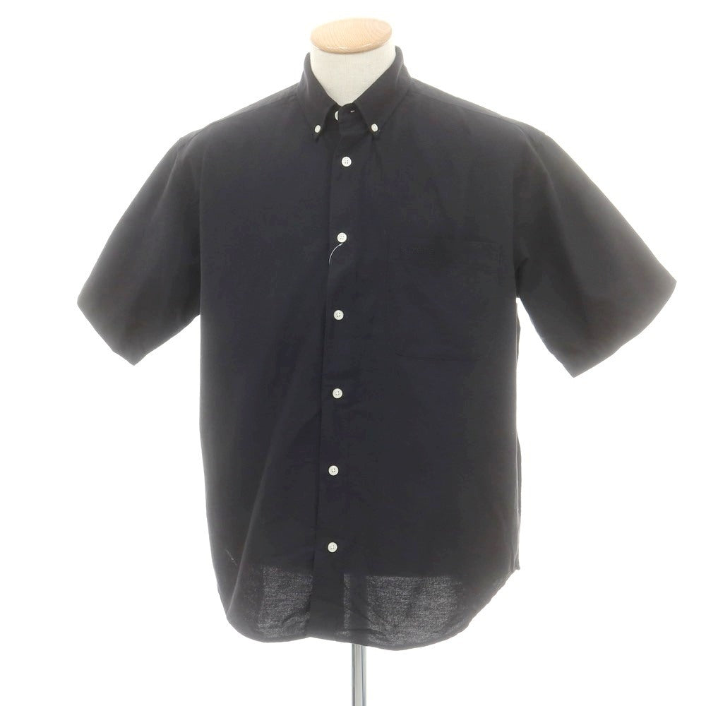 【中古】シュプリーム Supreme 2025年春夏 Loose Fit Oxford S/S Shirt ボタンダウン 半袖シャツ ブラック【 S 】【 状態ランクB 】【 メンズ 】