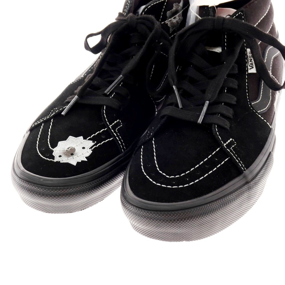 【中古】【未使用】シュプリーム Supreme × Nate Lowman VANS 2025年春夏 Skate Grosso Mid スニーカー ブラック【 27 】【 状態ランクS 】【 メンズ 】