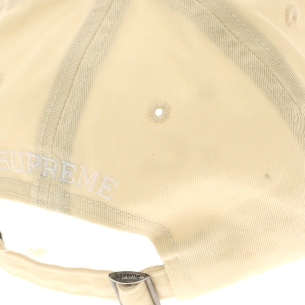 【中古】シュプリーム Supreme 2025年春夏 Pigment Coated S Logo 6-Panel ベースボールキャップ ストーン【 ONE(58cm) 】【 状態ランクA 】【 メンズ 】