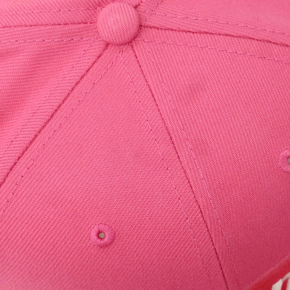 【SALE10%OFF/返品不可】【中古】シュプリーム Supreme 2025年春夏 Jerseys Box Logo New Era ポリエステル キャップ ピンク【 サイズ7 5/8 】【 状態ランクA 】【 メンズ 】