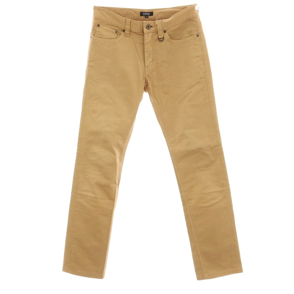 【中古】バーバリーブラックレーベル BURBERRY BLACK LABEL ストレッチ コットン 5ポケットパンツ ダークベージュ【サイズ73】【 状態ランクC 】【 メンズ 】