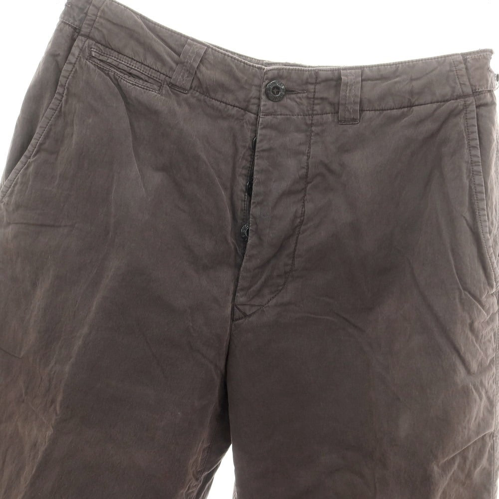 【中古】ストーンアイランド STONE ISLAND コットンナイロン ワークパンツ グレー【 46 】【 状態ランクD 】【 メンズ 】