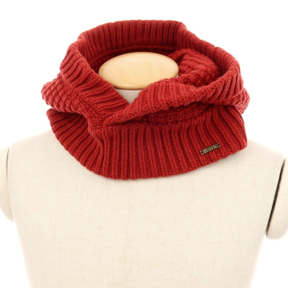 【中古】バーク BARK ウールナイロン ニット フードウォーマー レッド【サイズONE】【 状態ランクB 】【 メンズ 】