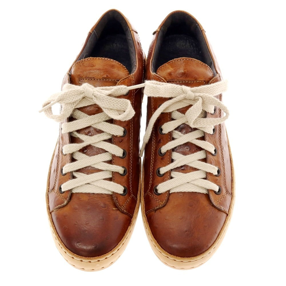 【中古】【未使用】イマッキ i maschi スニーカー ブラウン【 40 】【 状態ランクS 】【 メンズ 】