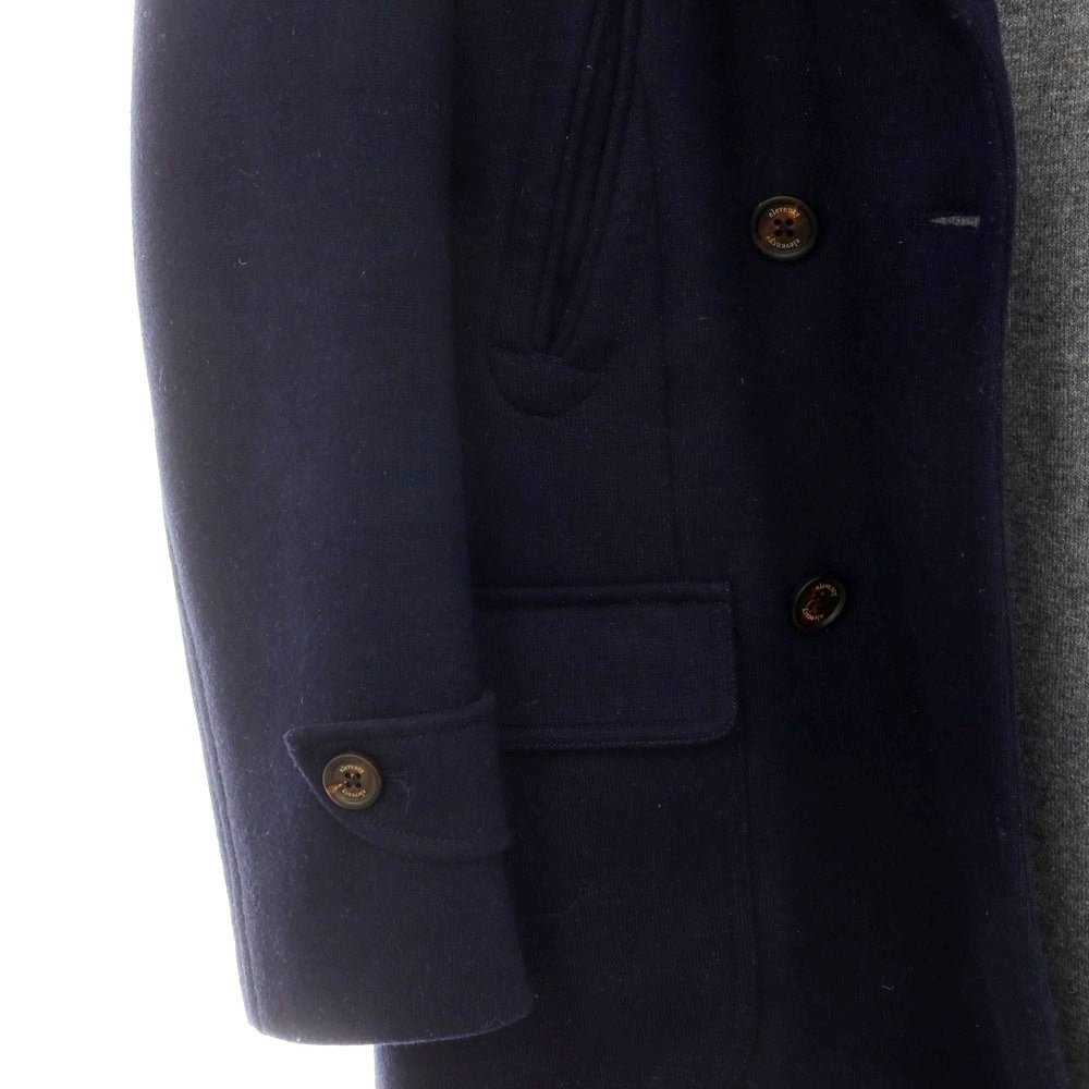 【中古】イレブンティ eleventy ウールナイロン ジャージーポロコート ライトネイビー【 46 】【 状態ランクB 】【 メンズ 】