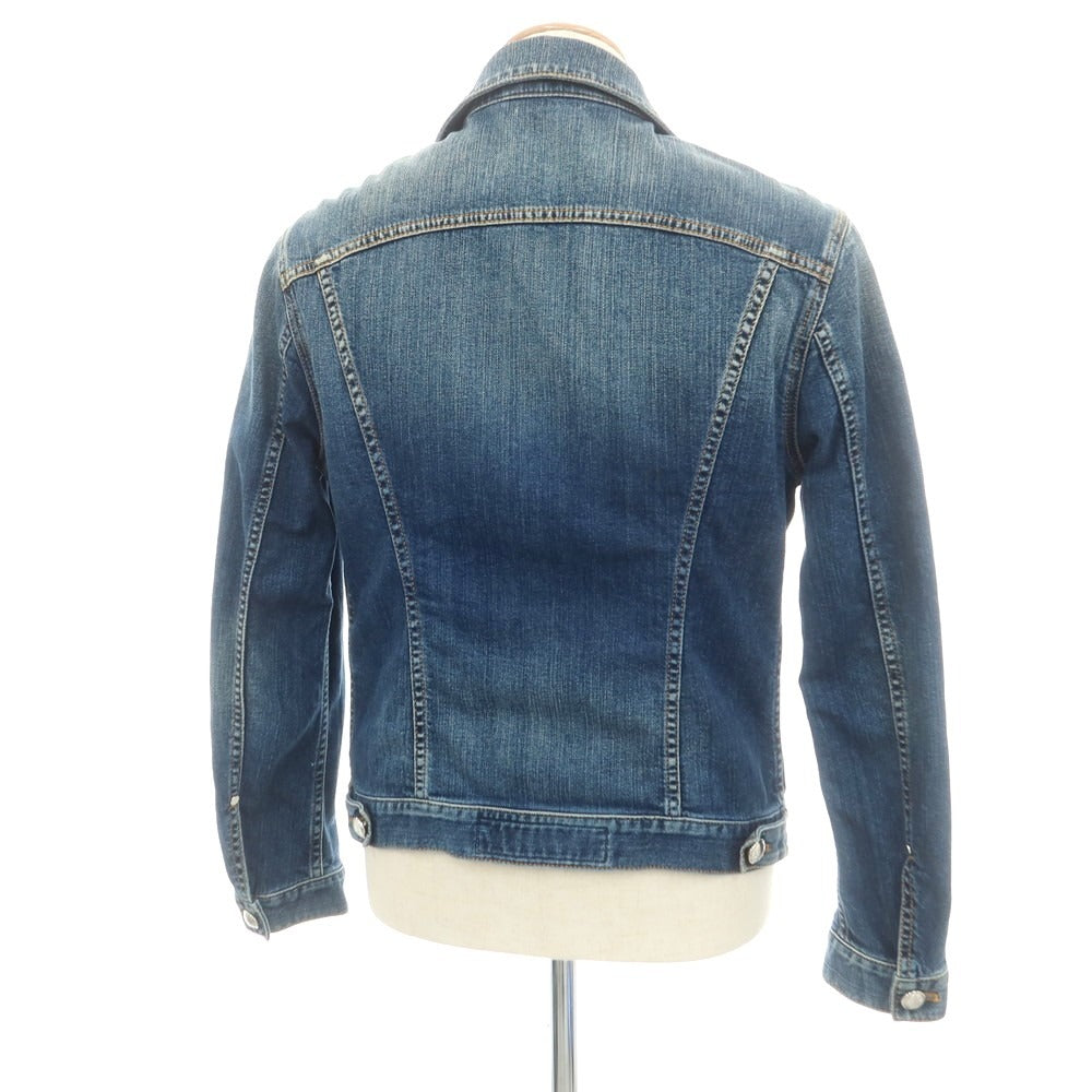 【中古】ヤコブコーエン JACOB COHEN J804 ストレッチコットン デニムジャケット ネイビー【 S 】【 状態ランクC 】【 メンズ 】