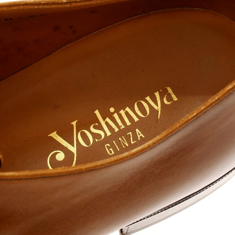 【中古】ギンザヨシノヤ 銀座ヨシノヤ シングルモンク ドレスシューズ ブラウン【 26 】【 状態ランクC 】【 メンズ 】