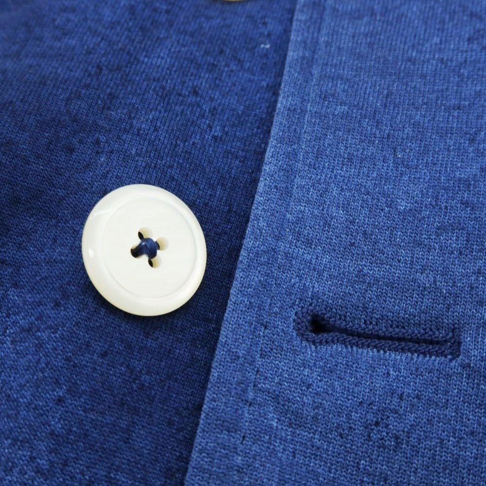 【中古】ザ ジジ THE GIGI ZIGGY T ガーメントダイ ウール ジャージー ダブル8B カジュアルジャケット ネイビーブルー【 52 】【 状態ランクB 】【 メンズ 】