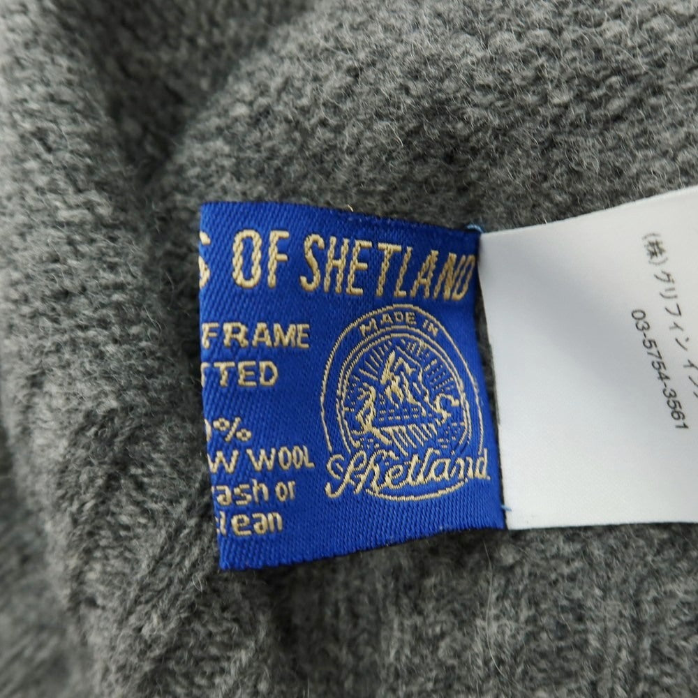 【中古】アンダーソン Anderson&Co ウール プルオーバーニット グレー【 表記なし(L位) 】【 状態ランクB 】【 メンズ 】