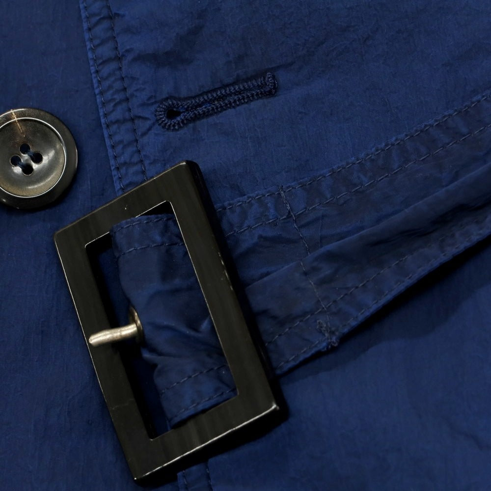 【中古】イーヴォ Hevo ナイロン 中綿 トレンチコート ダークブルー【 48 】【 状態ランクB 】【 メンズ 】