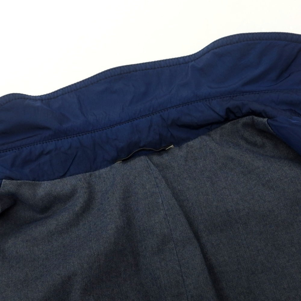 【中古】イーヴォ Hevo ナイロン 中綿 トレンチコート ダークブルー【 48 】【 状態ランクB 】【 メンズ 】