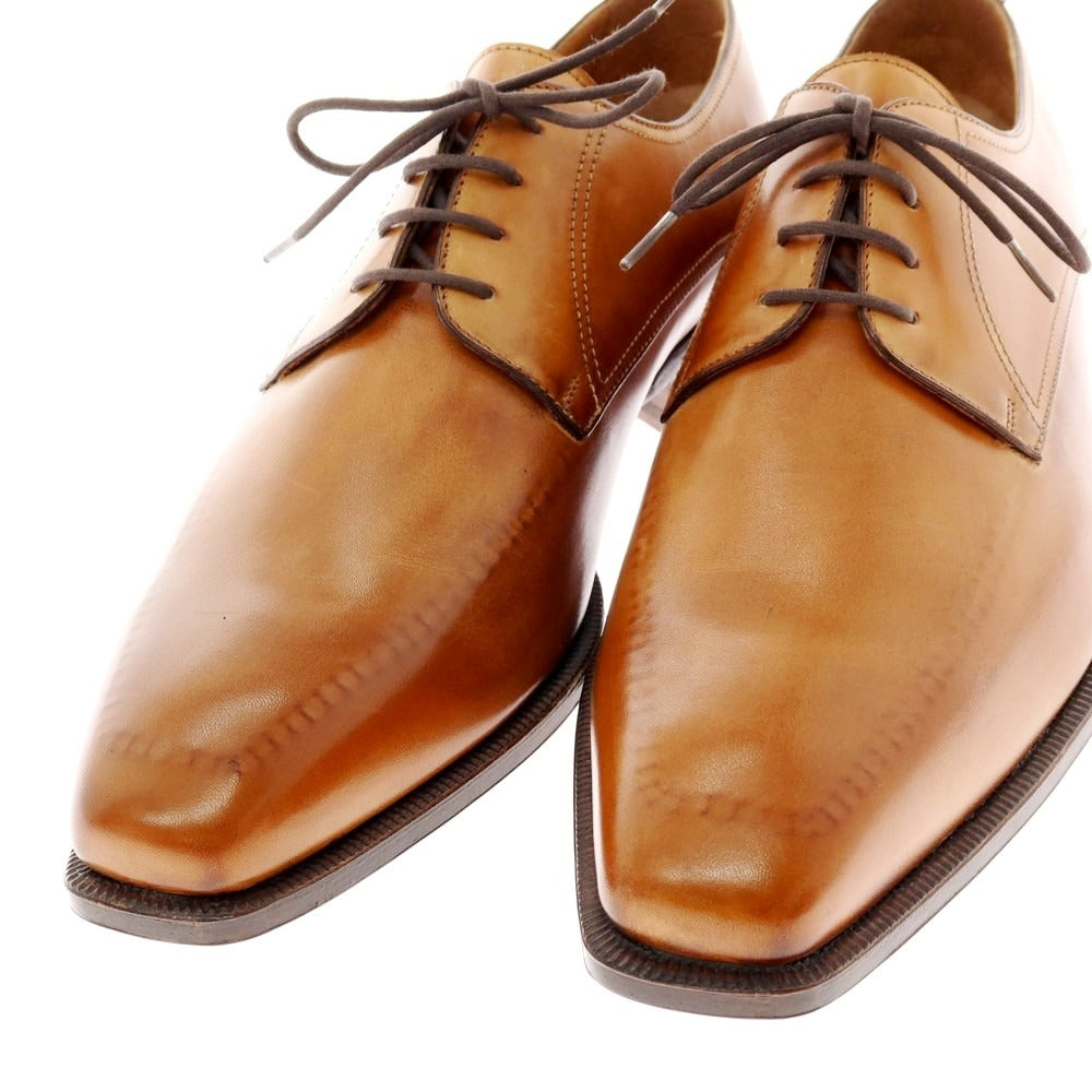 【中古】ボリーニ Bollini プレーントゥ ドレスシューズ ライトブラウン【 42 】【 状態ランクA 】【 メンズ 】