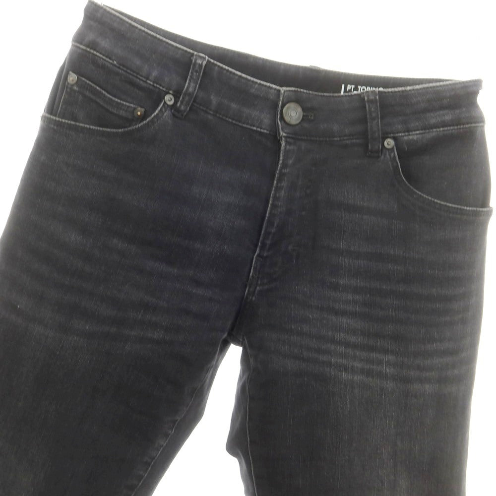 【中古】ピーティートリノ デニム PT TORINO DENIM SOUL ストレッチ コットンレーヨンポリエステル デニムパンツ ジーンズ ブラック【 29 】【 状態ランクC 】【 メンズ 】