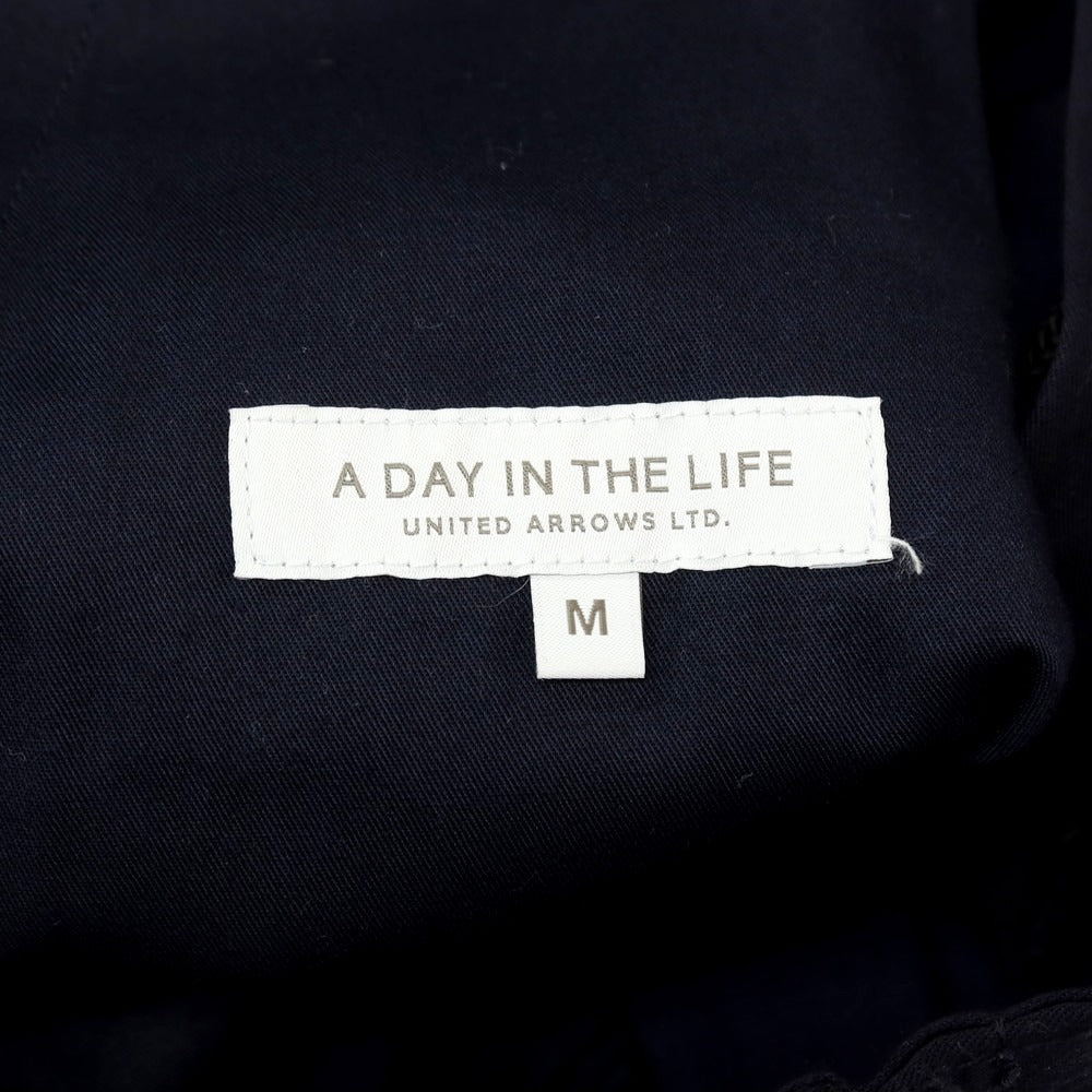 【中古】ア デイ イン ザ ライフ ユナイテッドアローズ a day in the life united arrows ストレッチ ポリエステルレーヨン イージーショートパンツ ネイビー【サイズM】【 状態ランクB 】【 メンズ 】