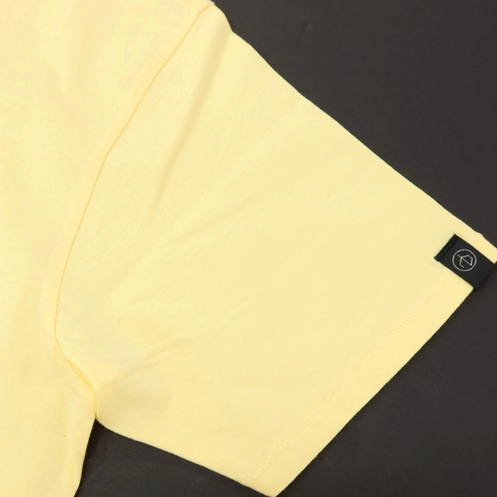 【中古】【未使用】ラグアンドボーン rag & bone コットン 刺しゅうロゴ クルーネック 半袖Tシャツ イエロー【サイズXS】【 状態ランクS 】【 メンズ 】