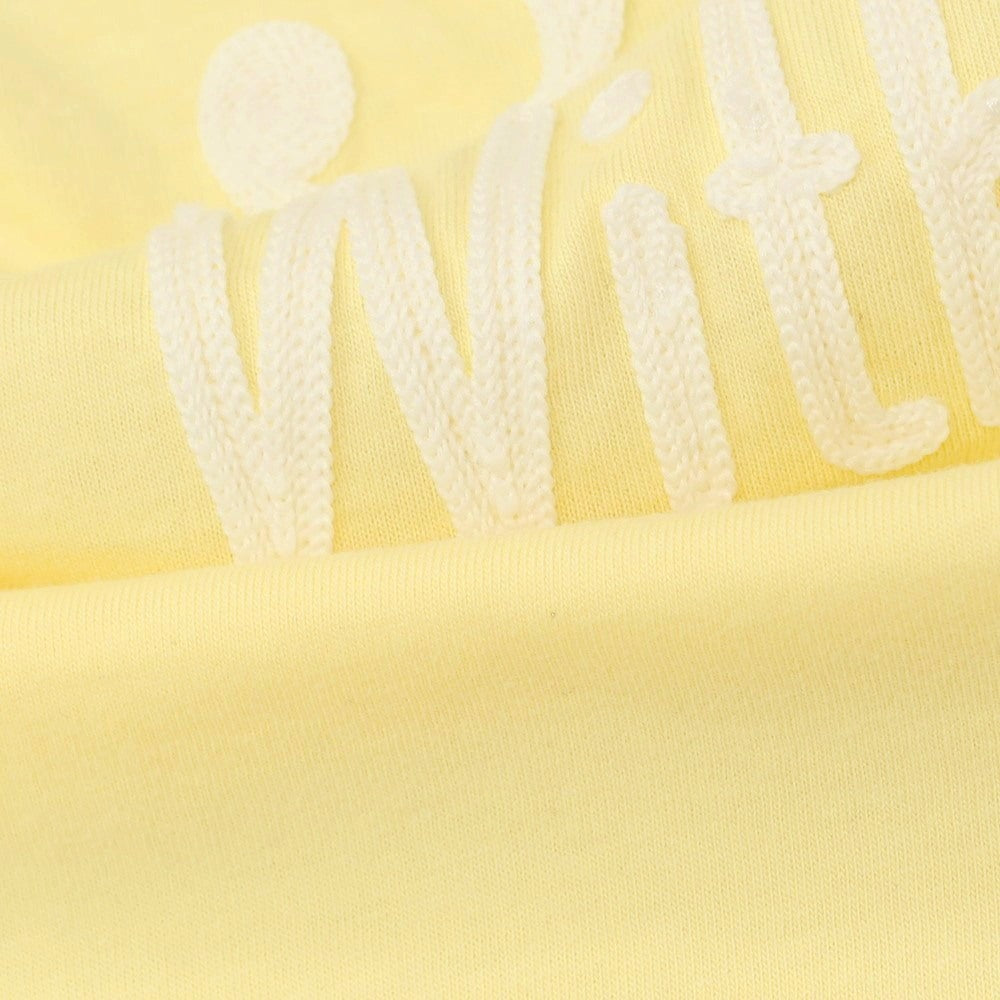 【中古】【未使用】ラグアンドボーン rag & bone コットン 刺しゅうロゴ クルーネック 半袖Tシャツ イエロー【サイズXS】【 状態ランクS 】【 メンズ 】