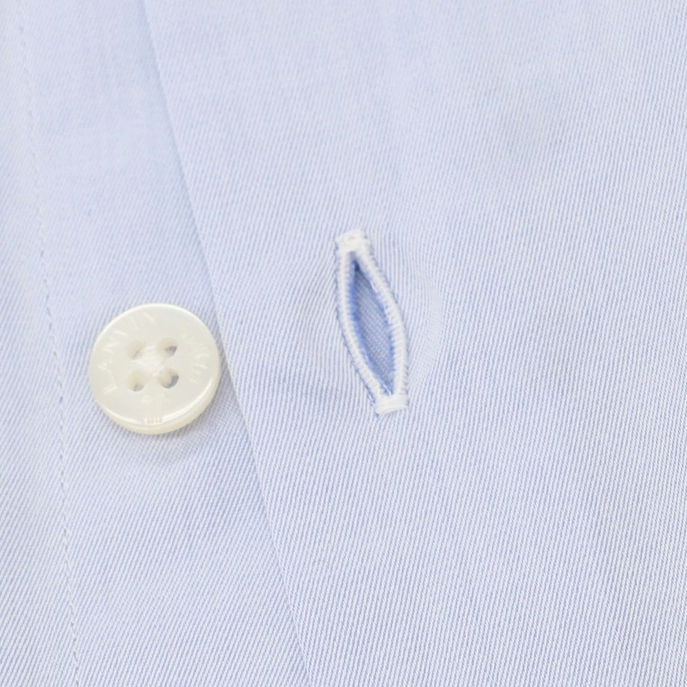 【中古】【未使用】ランバンオンブルー LANVIN en Bleu コットン レギュラーカラー ドレスシャツ ライトブルー【 46 】【 状態ランクS 】【 メンズ 】