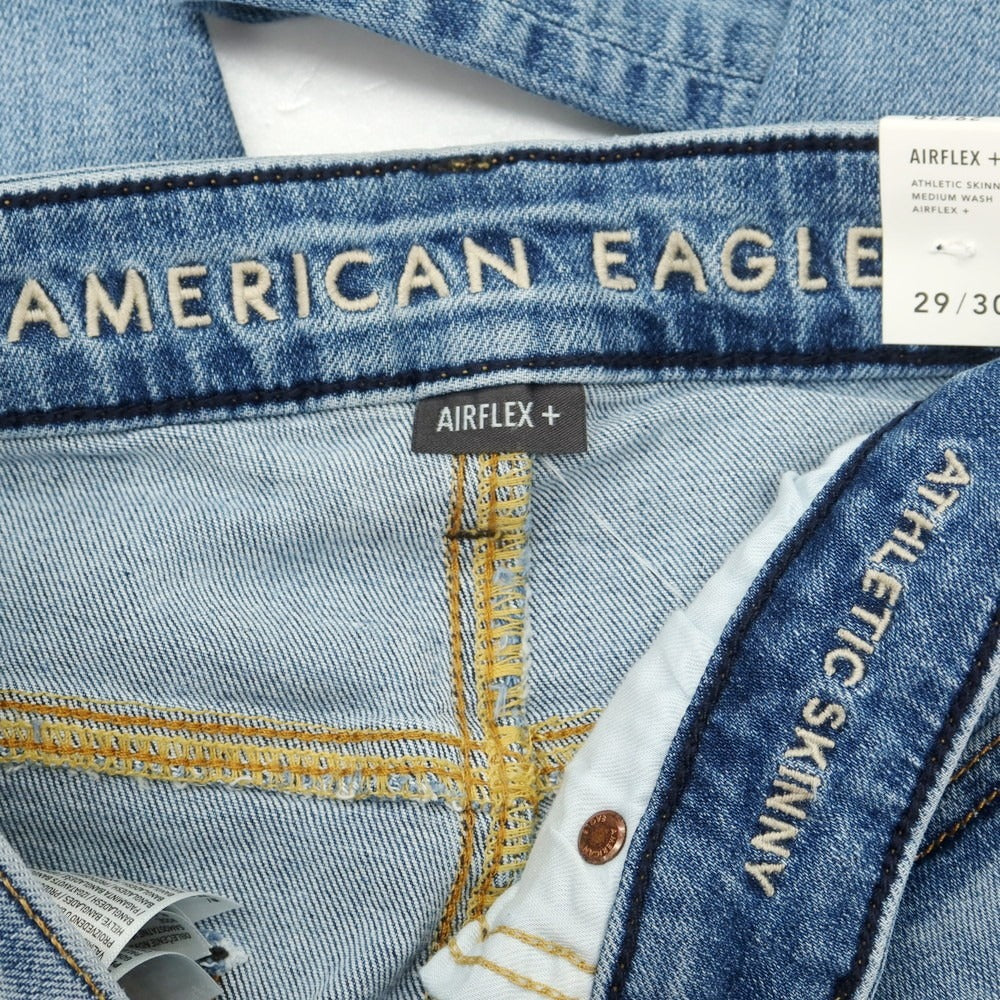 【中古】【未使用】アメリカンイーグル American Eagle AIRFLEX + ストレッチ コットン デニムパンツ ジーンズ ブルー【 29 】【 状態ランクS 】【 メンズ 】