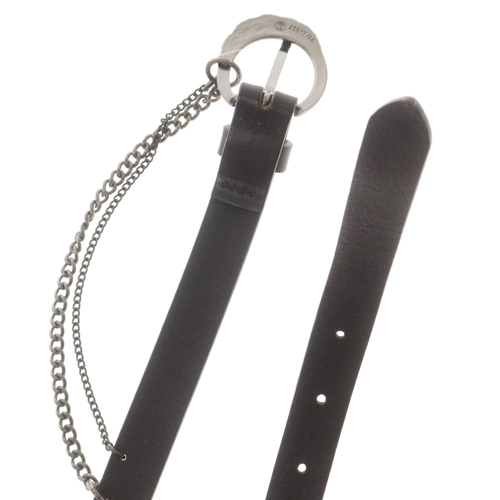 【中古】【未使用】リプレイ REPLAY カウレザー ベルト ブラック【 80(紙タグ表記) 】【 状態ランクS 】【 メンズ 】