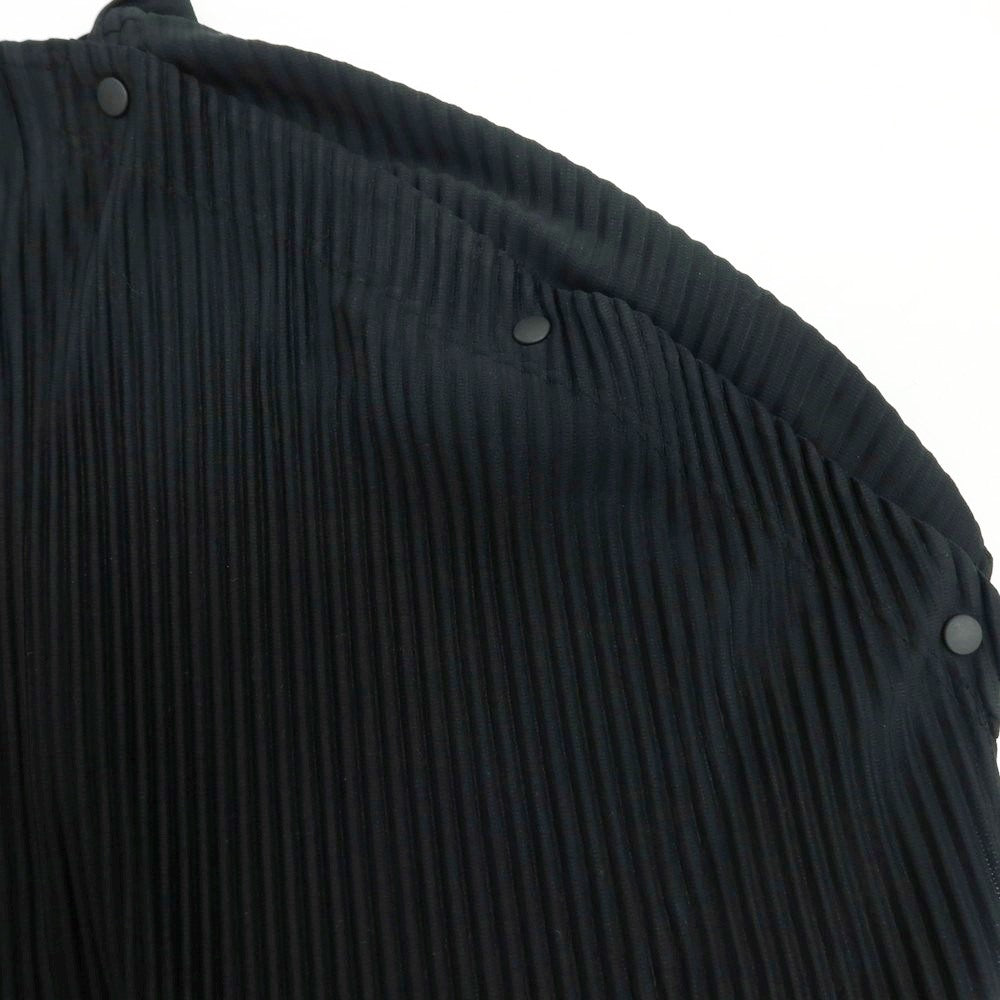 【中古】オム プリッセ イッセイミヤケ HOMME PLISSE ISSEY MIYAKE 2025年秋冬 ポリエステル系 プリーツ ベスト ブラック【 表記なし(L位) 】【 状態ランクA 】【 メンズ 】