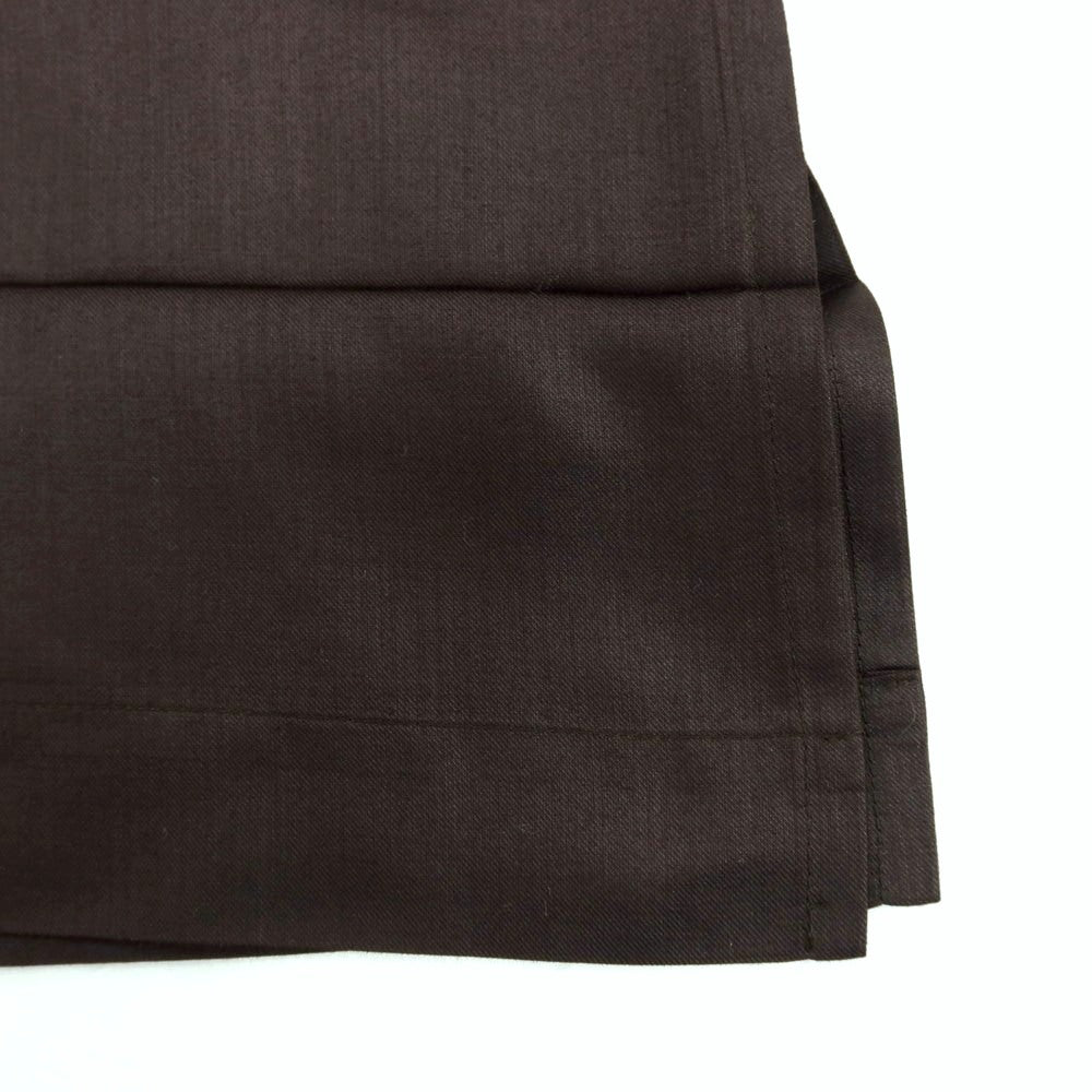 【中古】オム プリッセ イッセイミヤケ HOMME PLISSE ISSEY MIYAKE 2025年秋冬 ポリエステル系 カジュアルシャツ ダークブラウン【 表記なし(L位) 】【 状態ランクA 】【 メンズ 】