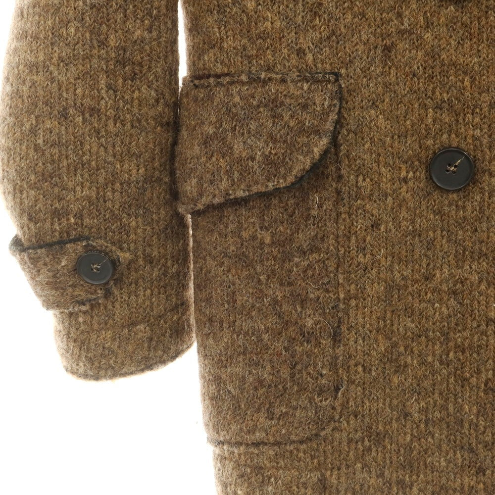 【中古】エルビーエム1911 L.B.M.1911 アクリルニット ダッフルコート ブラウン【 44 】【 状態ランクB 】【 メンズ 】