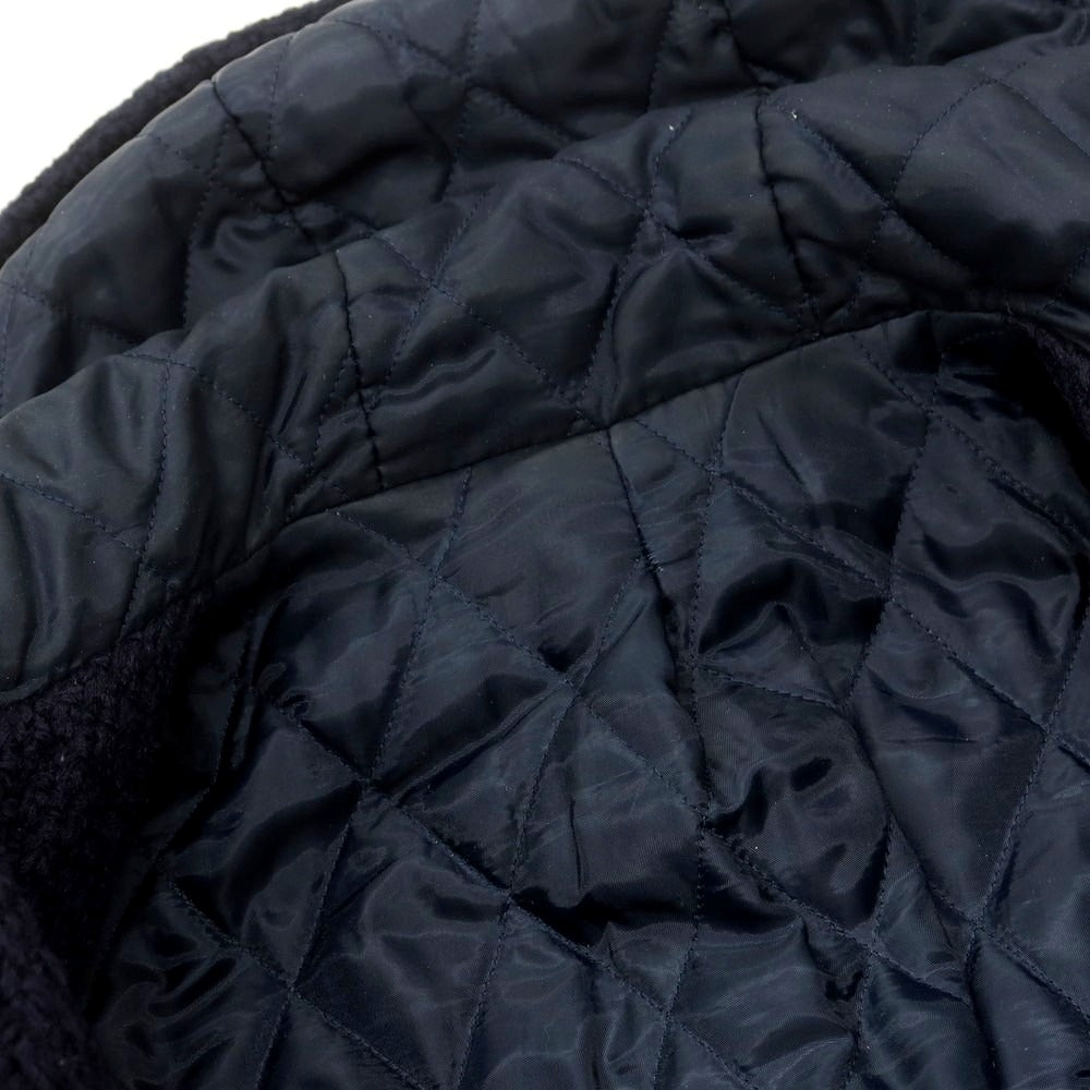 【中古】イレブンティ eleventy ウールニット ダッフルコート ネイビー【 42 】【 状態ランクC 】【 メンズ 】