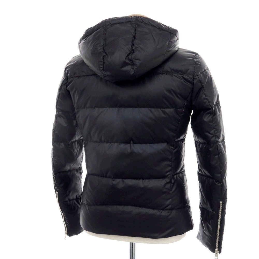 【中古】エーケーエム エイケイエム AKM ナイロン フーデッド ダウンジャケット ブルゾン ブラック【 M 】【 状態ランクB 】【 メンズ 】