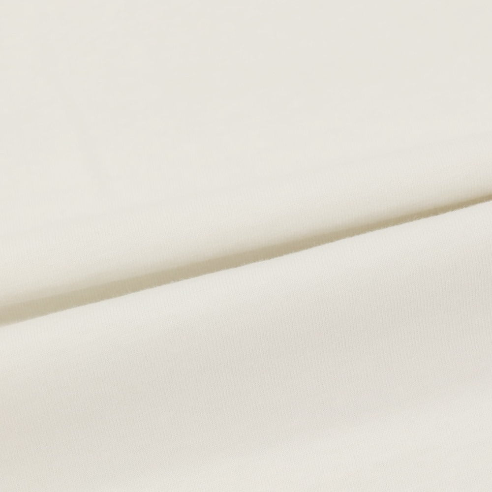 【中古】ルイジ ボレッリ Luigi Borrelli コットン クルーネック 半袖Tシャツ オフホワイト【サイズS】【 状態ランクB 】【 メンズ 】