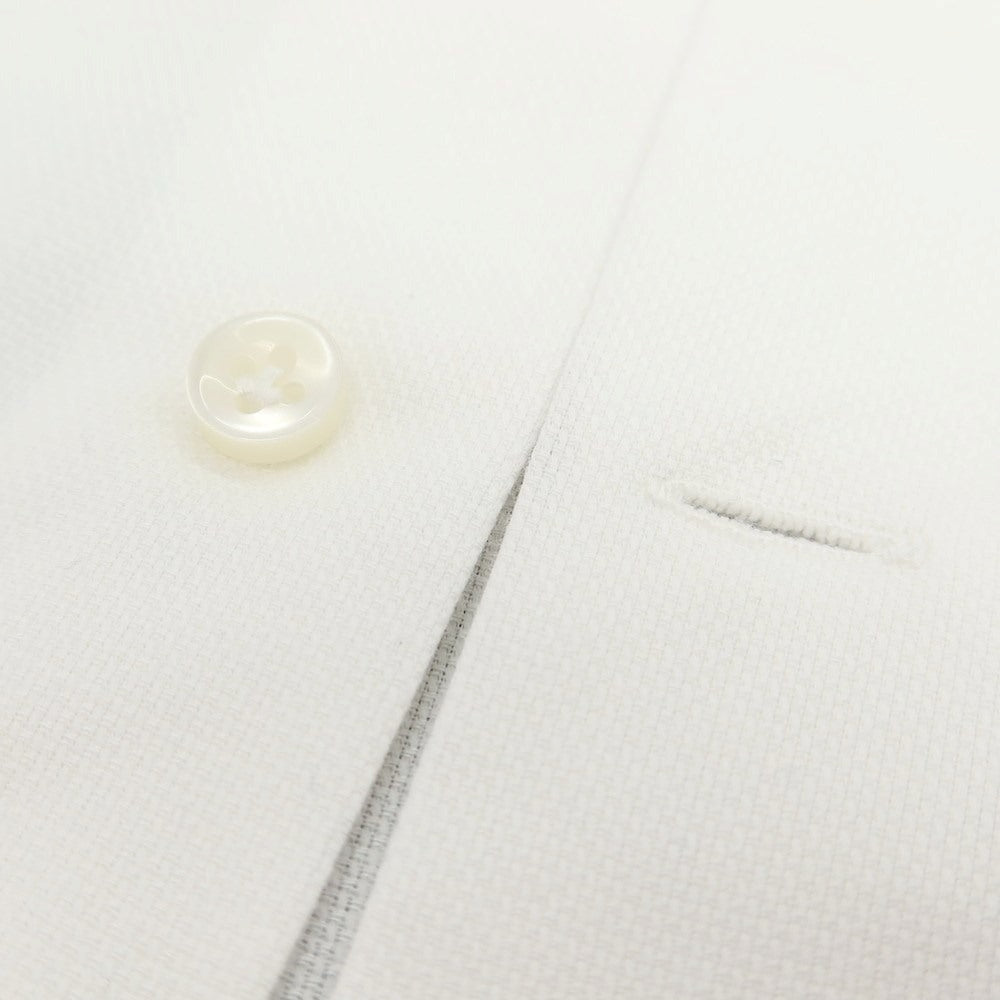 【中古】ボリエッロ BORRIELLO コットン ワイドカラー ドレスシャツ ホワイト【 37 】【 状態ランクC 】【 メンズ 】