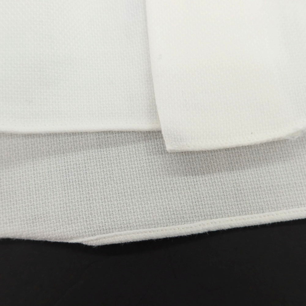 【中古】ボリエッロ BORRIELLO コットン ワイドカラー ドレスシャツ ホワイト【 37 】【 状態ランクC 】【 メンズ 】